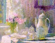 Hills, Laura Coombs Breakfast painting